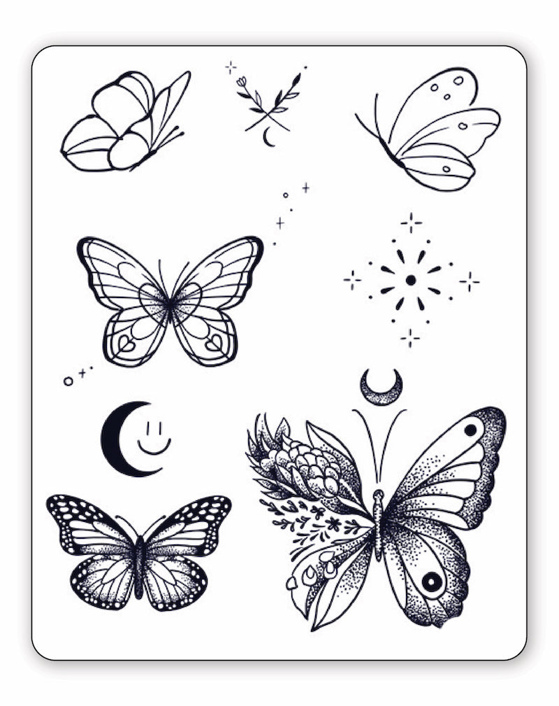 Butterfly Delight Semi-Permanent Tattoo | EasyTatt™