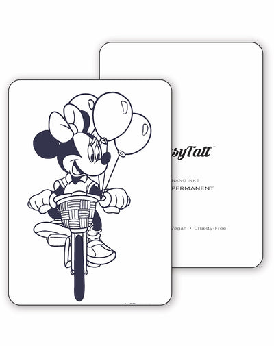 Bicycle Minnie - Semi-Permanent Tattoo