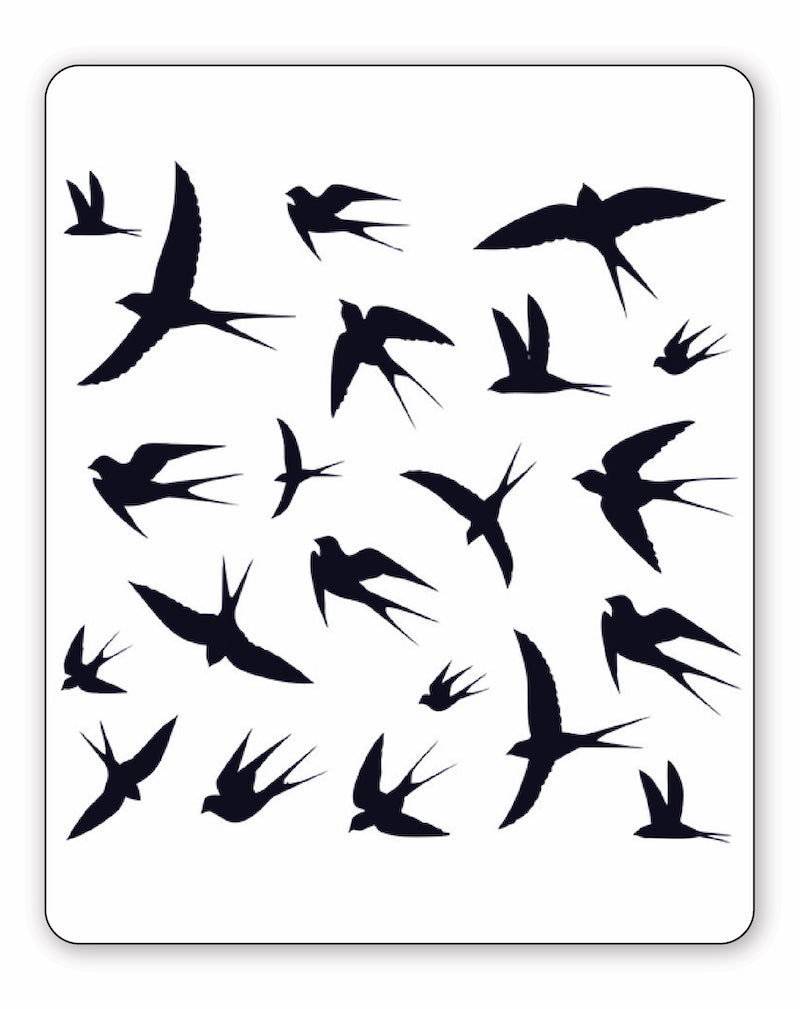 Birds Flocking Semi-Permanent Tattoo | EasyTatt™