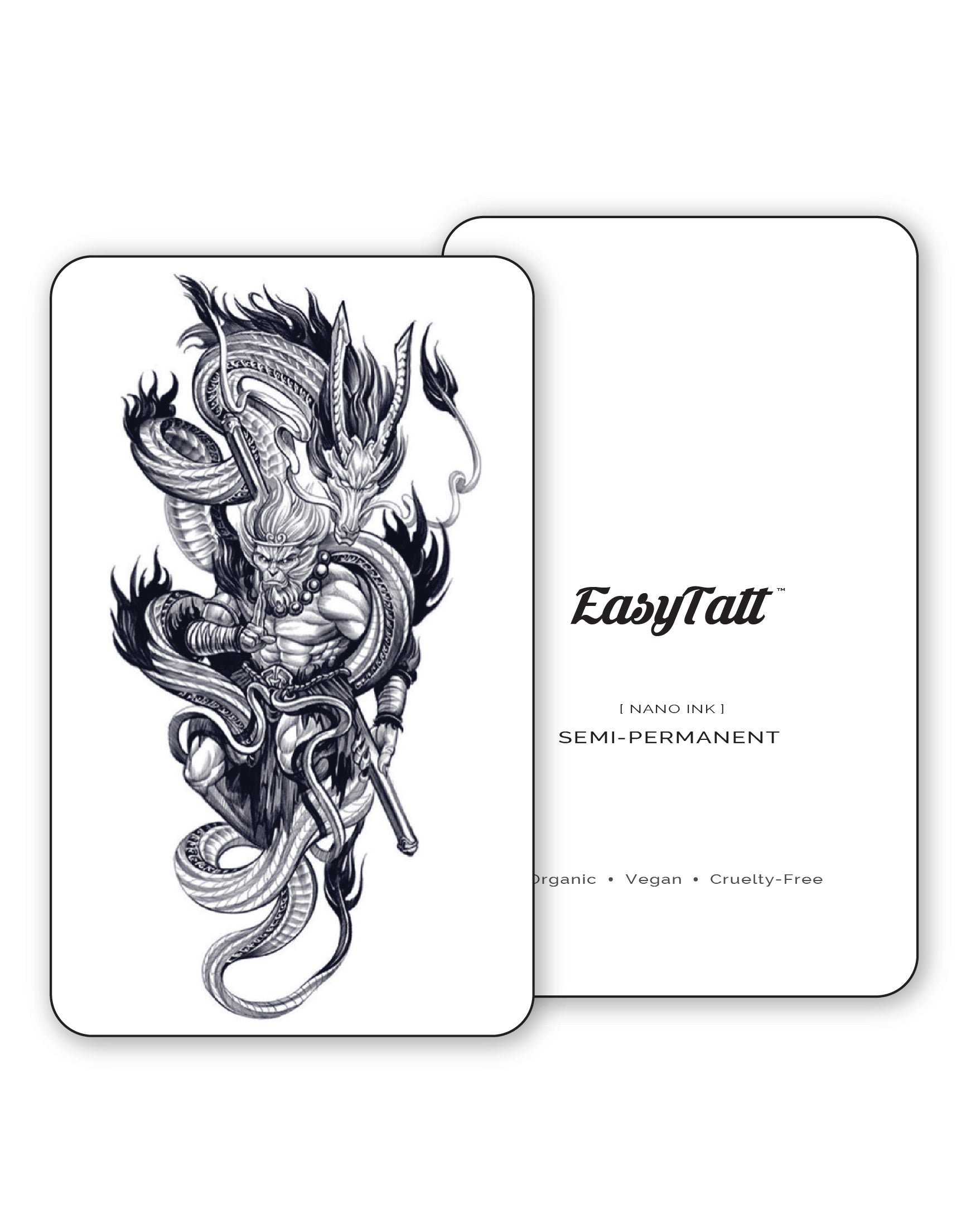 Dragon Emperor Semi-Permanent Tattoo | EasyTatt™