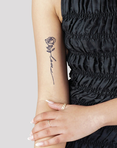 Love Rose - Semi-Permanent Tattoo