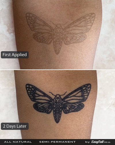 Abstract Wildflower - Semi-Permanent Tattoo