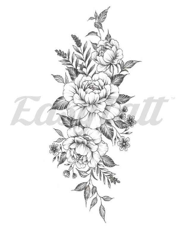 Floral Flow Temporary Tattoo | EasyTatt™