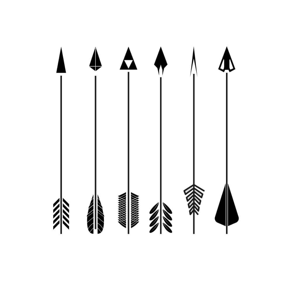 Arrow Set Temporary Tattoo | EasyTatt™