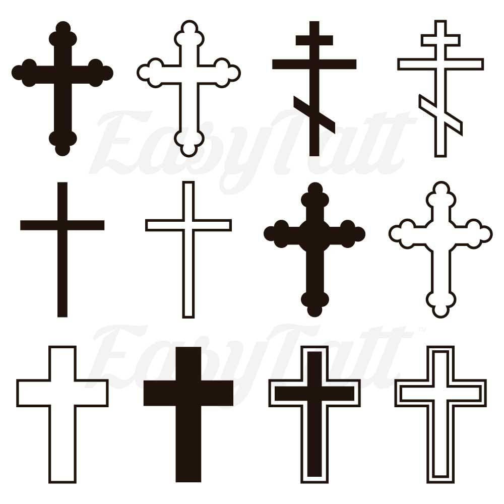 Cross Collection Temporary Tattoo | EasyTatt™