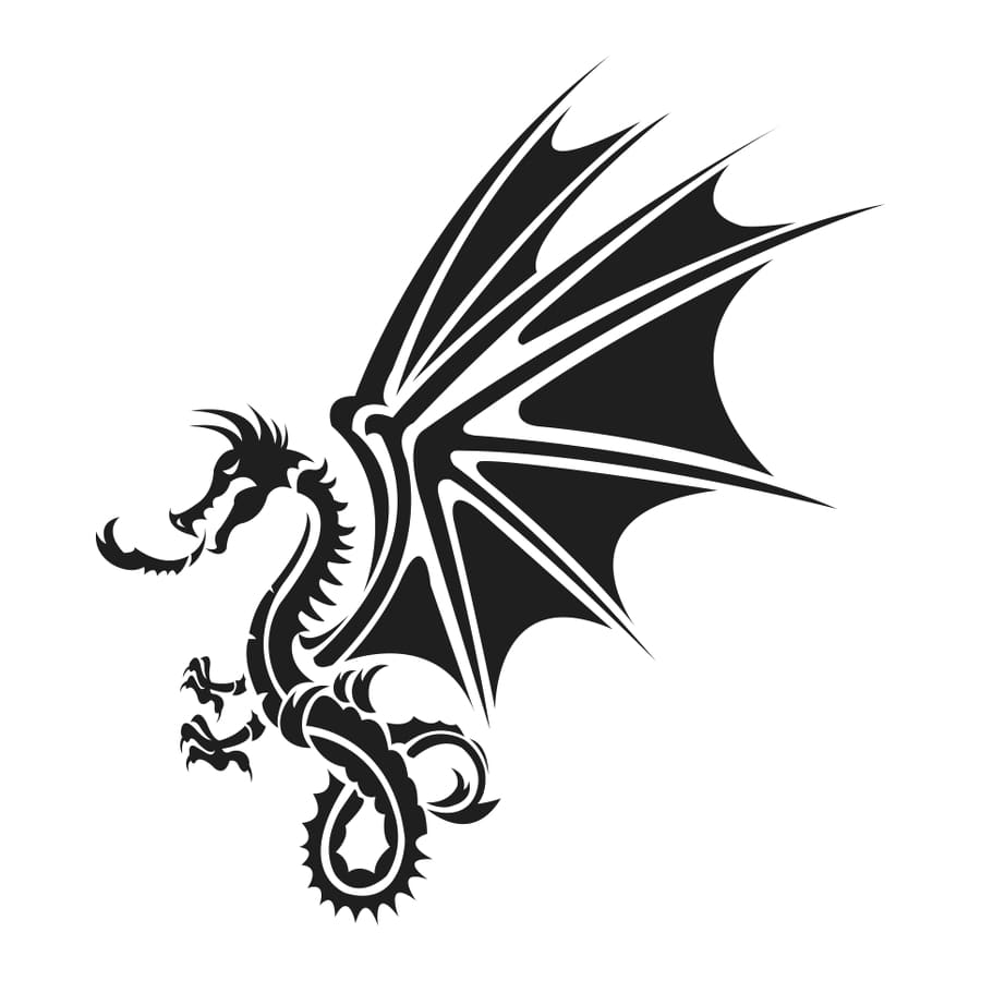 Dragon Temporary Tattoo | EasyTatt™