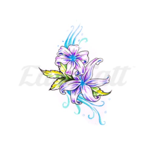 Mavue Lilies - Temporary Tattoo