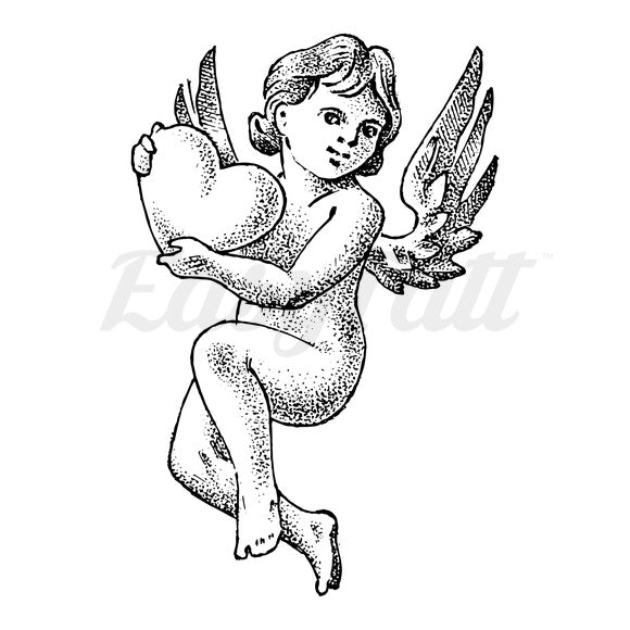 Cherub Temporary Tattoo | EasyTatt™