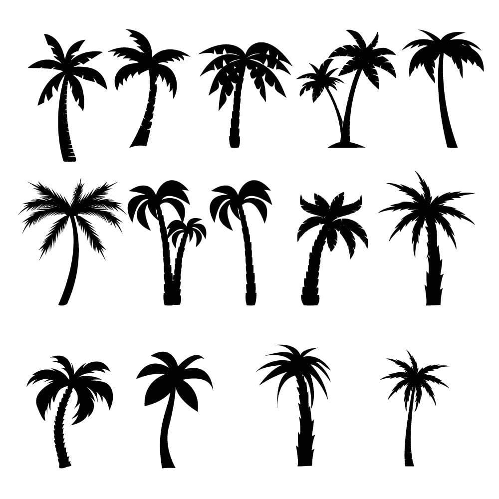 Palm Tree Collection Temporary Tattoo | EasyTatt™