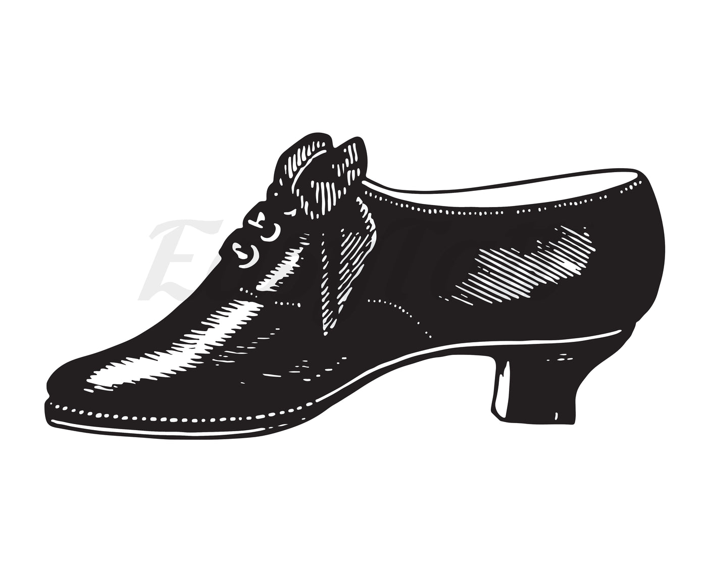 Ballroom Shoe - Temporary Tattoo