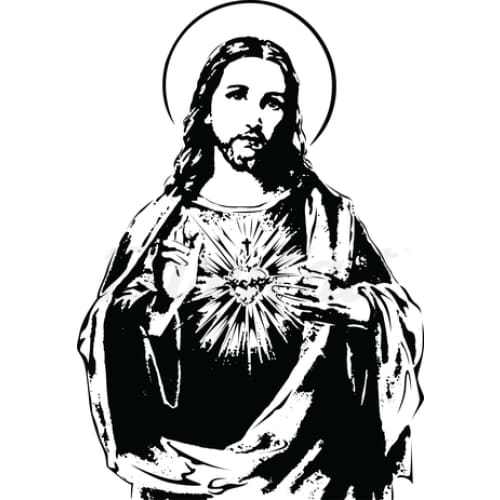 Sacred Heart of Jesus Temporary Tattoo | EasyTatt™