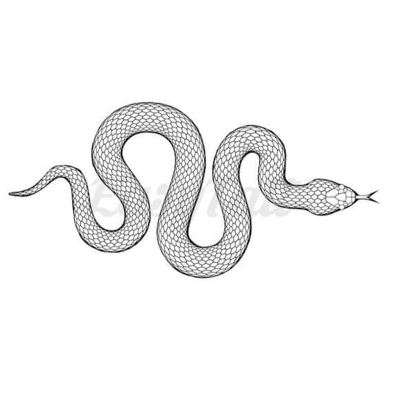 The Serpent Temporary Tattoo | EasyTatt™