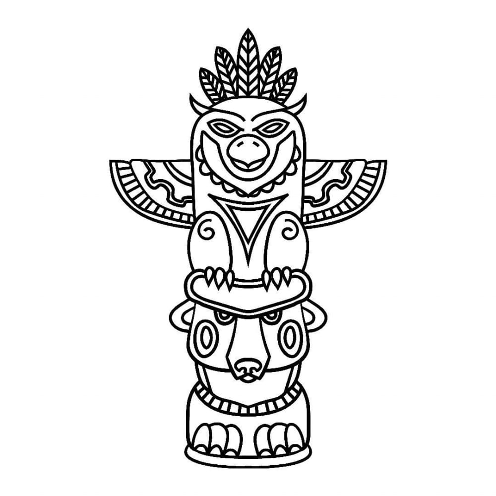 Totem Temporary Tattoo | EasyTatt™